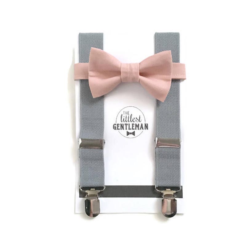 Littlest Gentleman suspenders and bow tie
