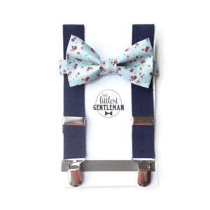 The Littlest Gentleman Suspenders Navy