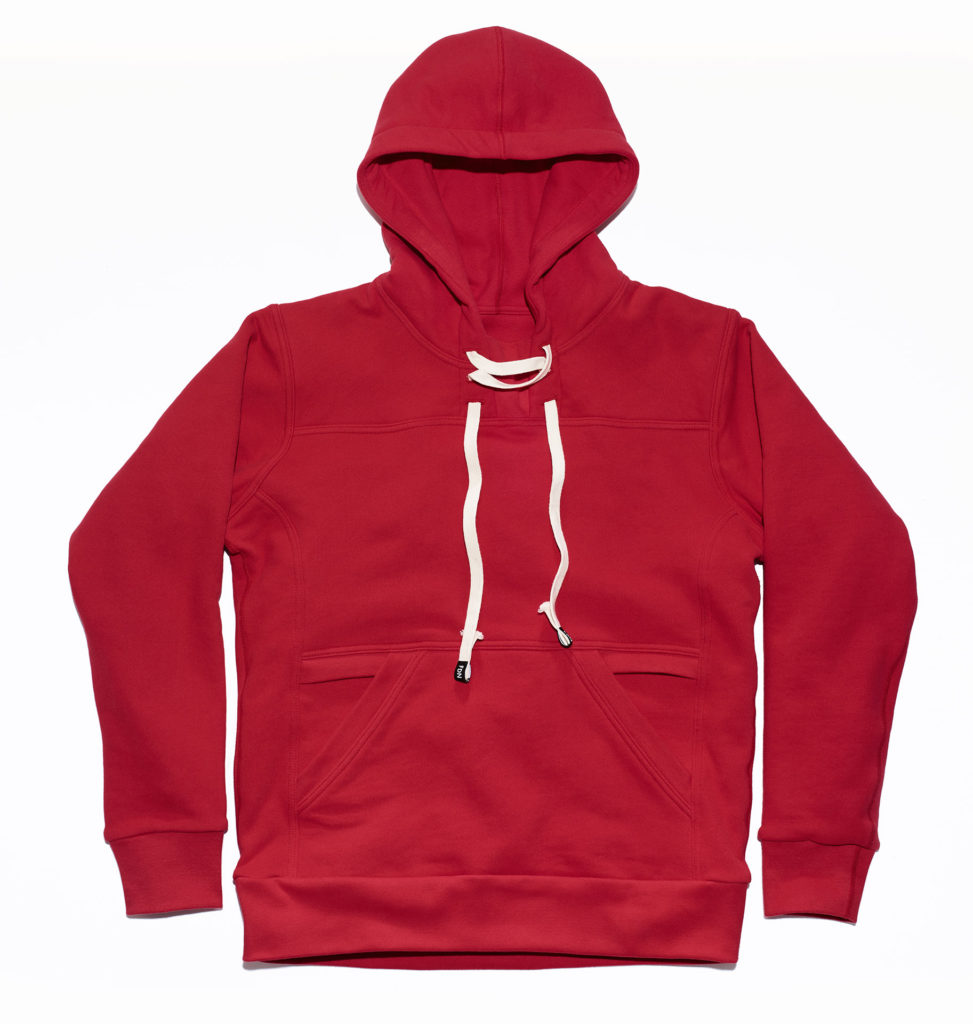 FDN Pullover Hoodie in Red