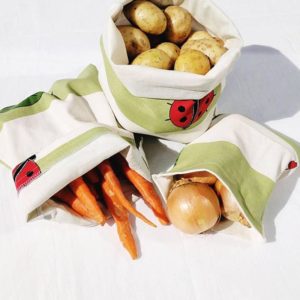 Reusable Produce Bags three sizes