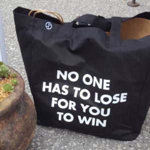 No One Has to Lose for You to Win bag from OBF