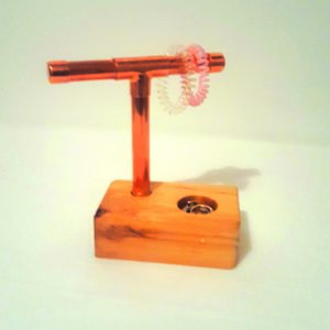Watch & Bracelet stand in live edge base